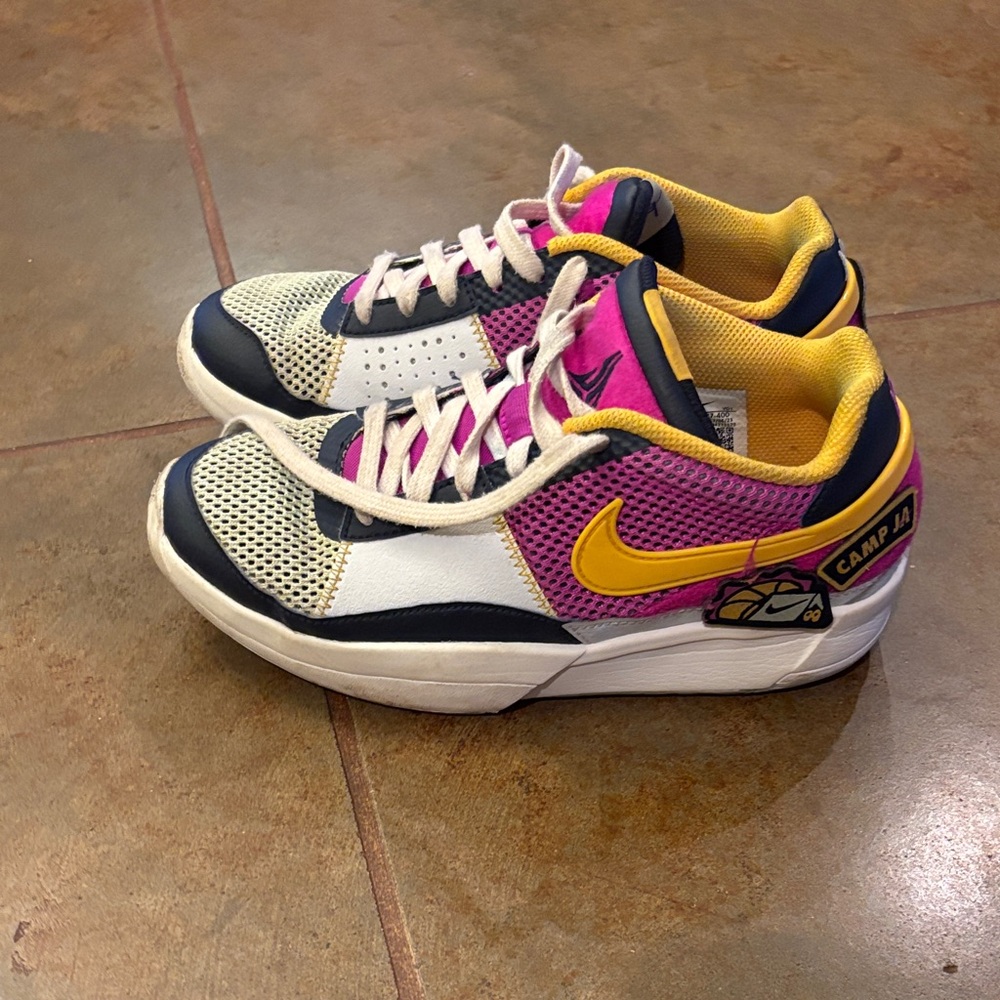 Nike Kids Ja Morant Basketball shoes Size 5 Youth (Velcro Stickers)